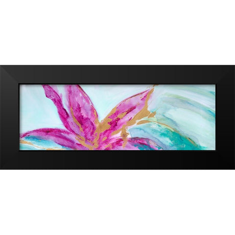 Magenta Colores I Black Modern Wood Framed Art Print by Wilkins, Suzanne