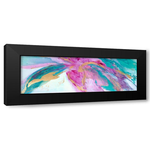 Magenta Colores II Black Modern Wood Framed Art Print by Wilkins, Suzanne