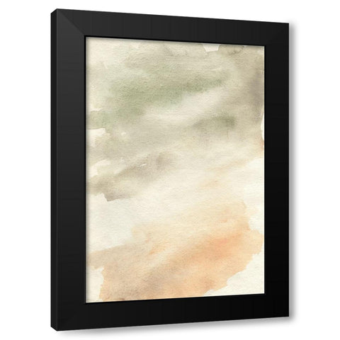 Pastel Gradation II Black Modern Wood Framed Art Print with Double Matting by Goldberger, Jennifer