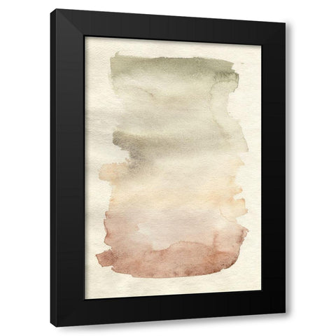 Pastel Gradation III Black Modern Wood Framed Art Print with Double Matting by Goldberger, Jennifer