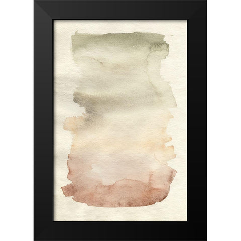 Pastel Gradation III Black Modern Wood Framed Art Print by Goldberger, Jennifer