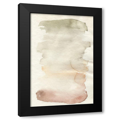 Pastel Gradation IV Black Modern Wood Framed Art Print with Double Matting by Goldberger, Jennifer