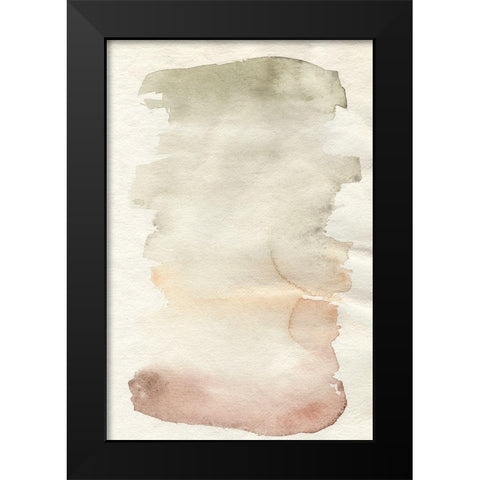 Pastel Gradation IV Black Modern Wood Framed Art Print by Goldberger, Jennifer