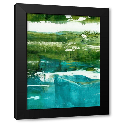 Terra II Black Modern Wood Framed Art Print by Harper, Ethan