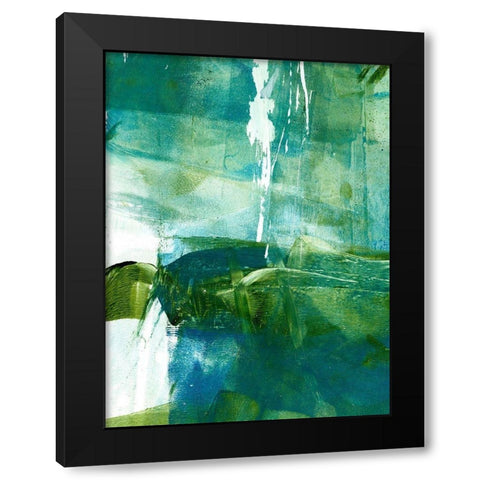 Emerald Mine II Black Modern Wood Framed Art Print by Harper, Ethan