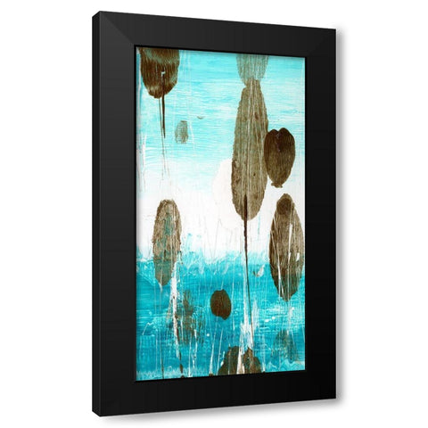 Cattails I Black Modern Wood Framed Art Print by Harper, Ethan
