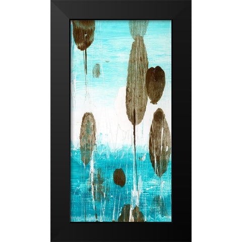 Cattails I Black Modern Wood Framed Art Print by Harper, Ethan