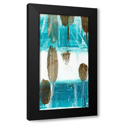 Cattails III Black Modern Wood Framed Art Print by Harper, Ethan