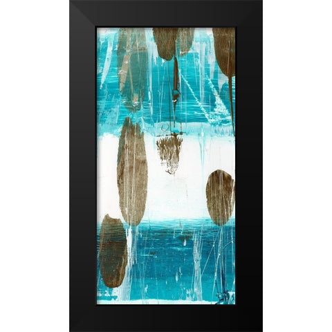 Cattails III Black Modern Wood Framed Art Print by Harper, Ethan
