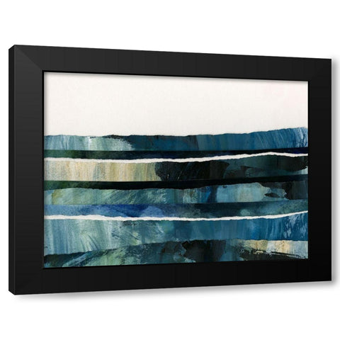 Groundswell I Black Modern Wood Framed Art Print by Barnes, Victoria