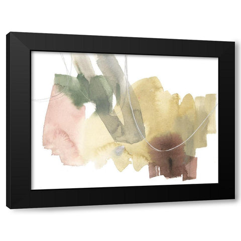 Warm Occurences I Black Modern Wood Framed Art Print with Double Matting by Goldberger, Jennifer