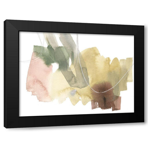 Warm Occurrences I Black Modern Wood Framed Art Print with Double Matting by Goldberger, Jennifer