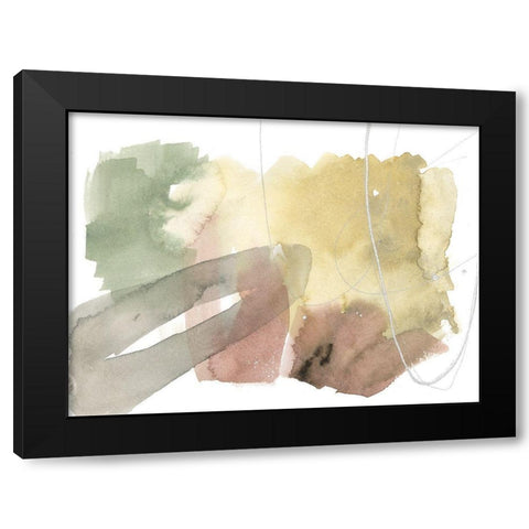 Warm Occurrences III Black Modern Wood Framed Art Print with Double Matting by Goldberger, Jennifer