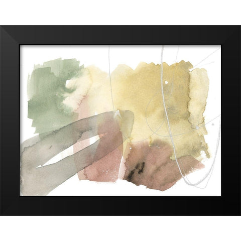 Warm Occurrences III Black Modern Wood Framed Art Print by Goldberger, Jennifer