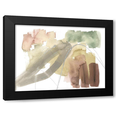 Warm Occurences IV Black Modern Wood Framed Art Print with Double Matting by Goldberger, Jennifer