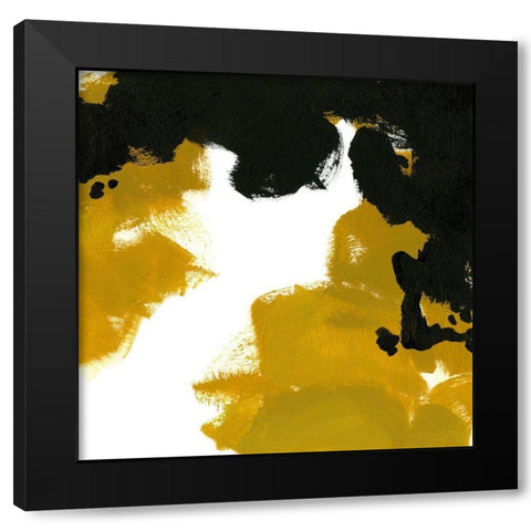 Message to Motherwell II Black Modern Wood Framed Art Print with Double Matting by Green, Jacob