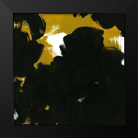 Message to Motherwell III Black Modern Wood Framed Art Print by Green, Jacob