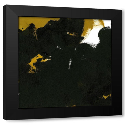 Message to Motherwell IV Black Modern Wood Framed Art Print by Green, Jacob