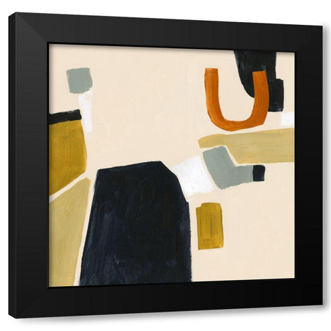 Laredo II Black Modern Wood Framed Art Print with Double Matting by Barnes, Victoria