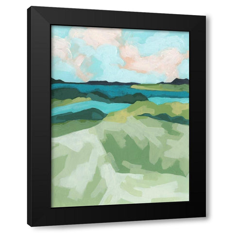 River Prism II Black Modern Wood Framed Art Print with Double Matting by Vess, June Erica