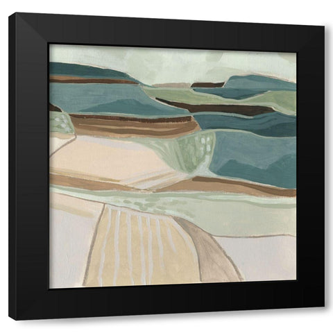 Idlewilde I Black Modern Wood Framed Art Print with Double Matting by Vess, June Erica