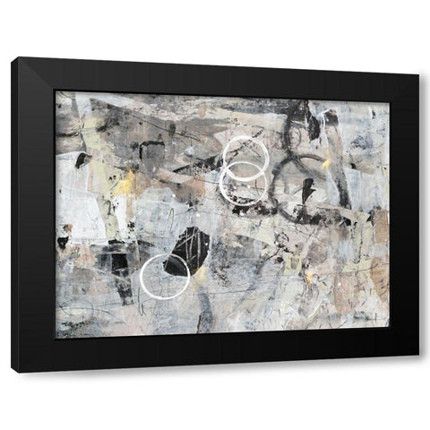 Fraction of Time II Black Modern Wood Framed Art Print with Double Matting by OToole, Tim