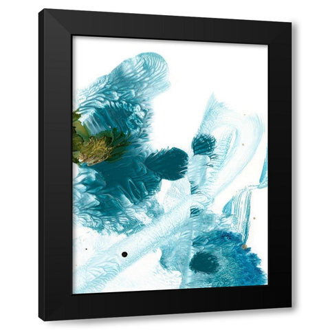 Stardust Abstract II Black Modern Wood Framed Art Print with Double Matting by Harper, Ethan