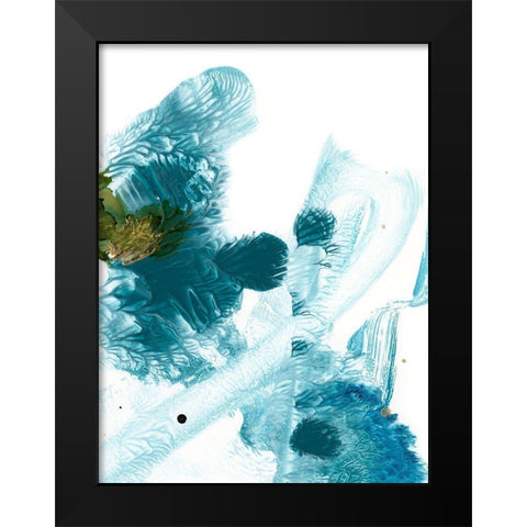 Stardust Abstract II Black Modern Wood Framed Art Print by Harper, Ethan