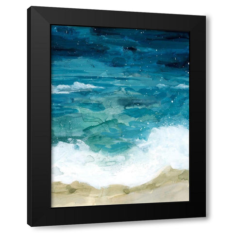 Shattered Waved II Black Modern Wood Framed Art Print by Popp, Grace