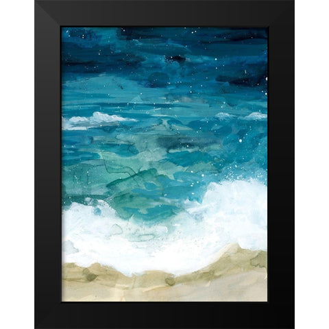 Shattered Waved II Black Modern Wood Framed Art Print by Popp, Grace