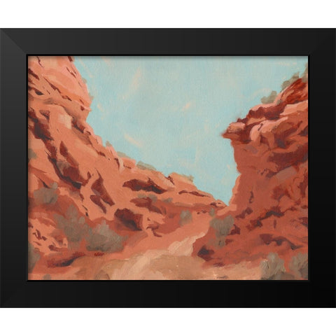 Red Rocks View II Black Modern Wood Framed Art Print by Green, Jacob