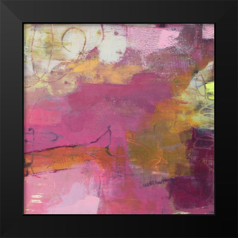 Cnoc Black Modern Wood Framed Art Print by Jachimiec, Sue