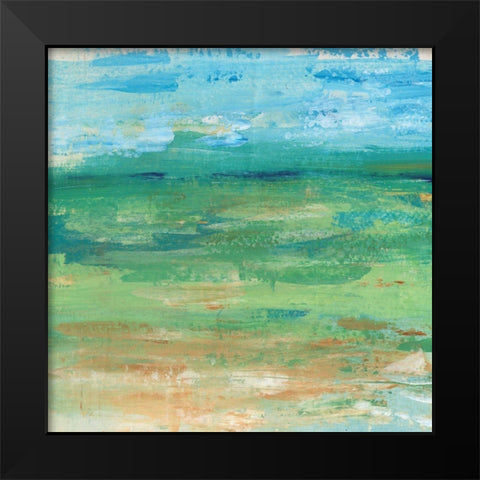 Spring Green Pasture II Black Modern Wood Framed Art Print by OToole, Tim