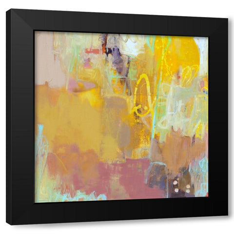 Maez II Black Modern Wood Framed Art Print with Double Matting by Jachimiec, Sue