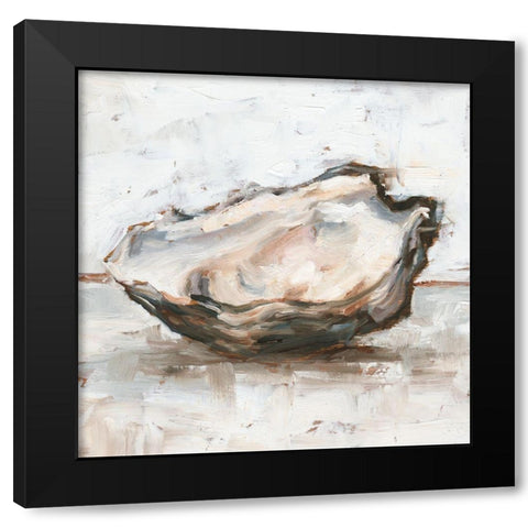 Oyster Study I Black Modern Wood Framed Art Print with Double Matting by Harper, Ethan