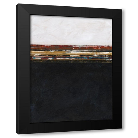 A Sense of Space I Black Modern Wood Framed Art Print with Double Matting by Fuchs, Jodi