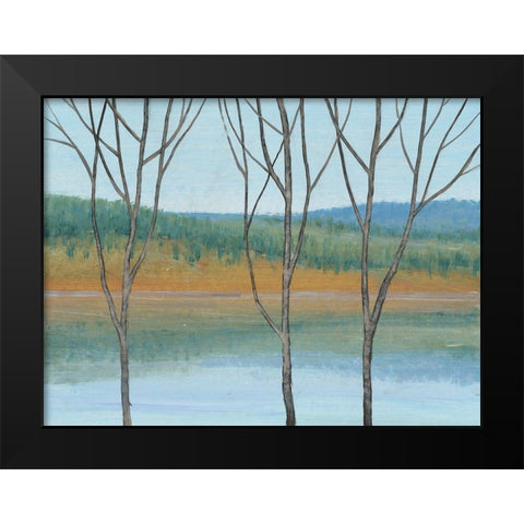 Between Water III Black Modern Wood Framed Art Print by OToole, Tim