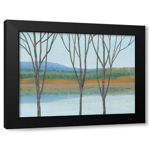 Between Water IV Black Modern Wood Framed Art Print with Double Matting by OToole, Tim