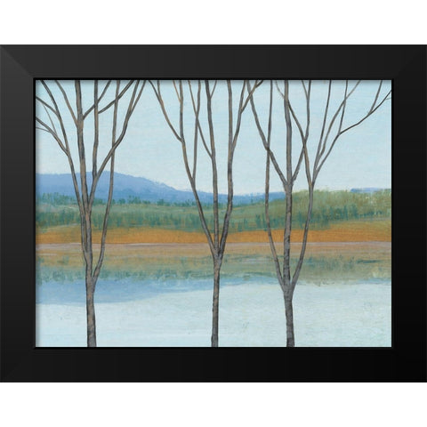 Between Water IV Black Modern Wood Framed Art Print by OToole, Tim