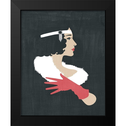 Golden Age Gals I Black Modern Wood Framed Art Print by Popp, Grace