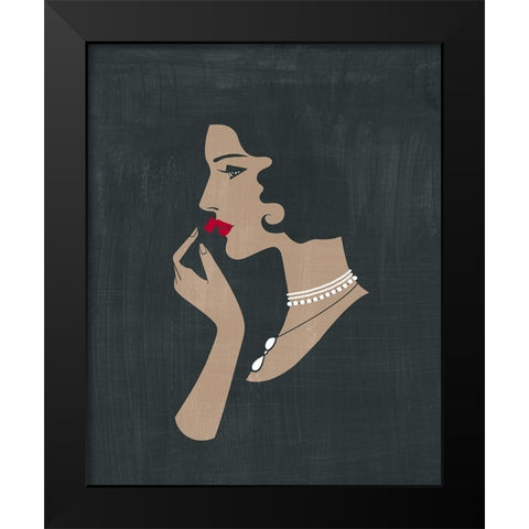 Golden Age Gals II Black Modern Wood Framed Art Print by Popp, Grace