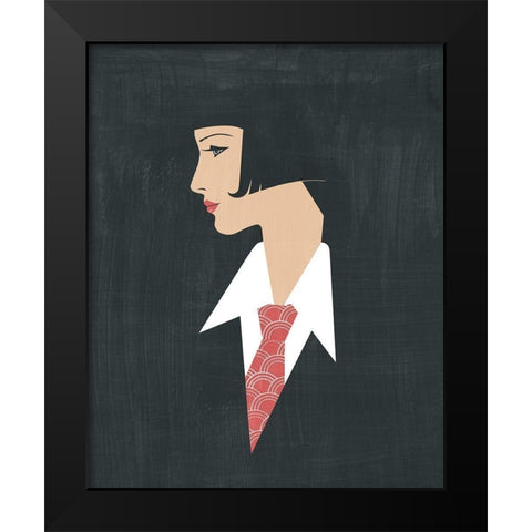 Golden Age Gals III Black Modern Wood Framed Art Print by Popp, Grace