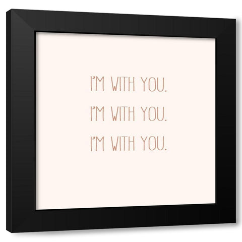 IWY I Black Modern Wood Framed Art Print by Hambly, Anna