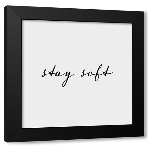 Kind I Black Modern Wood Framed Art Print with Double Matting by Hambly, Anna