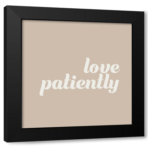 Please II Black Modern Wood Framed Art Print by Hambly, Anna