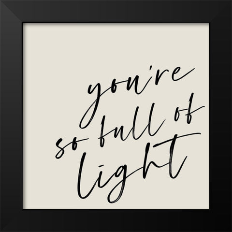 Youre Magic II Black Modern Wood Framed Art Print by Hambly, Anna