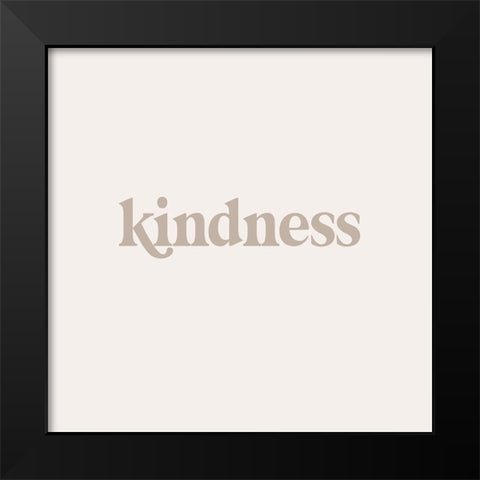Qualities I Black Modern Wood Framed Art Print by Hambly, Anna