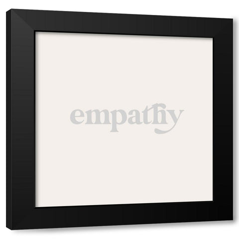 Qualities II Black Modern Wood Framed Art Print by Hambly, Anna