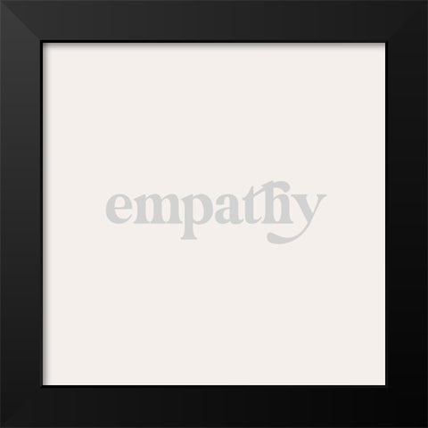 Qualities II Black Modern Wood Framed Art Print by Hambly, Anna