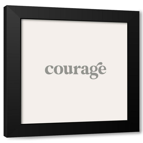 Qualities IV Black Modern Wood Framed Art Print with Double Matting by Hambly, Anna